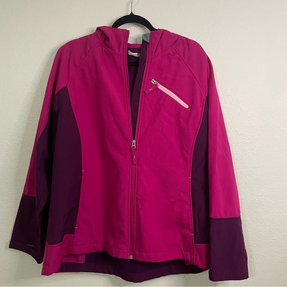 Free tech Women's Pink Jacket size 2X winter utility thick cozy full zip purple